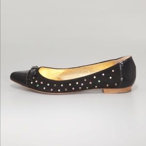Kate Spade Emma stone, suede & patent leather flat